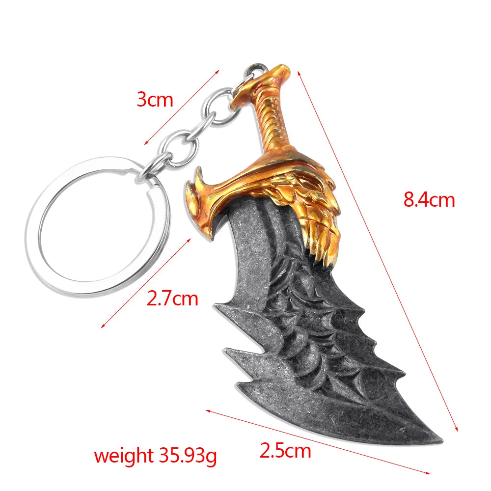 New God of War 4 Kratos Sword Keychain