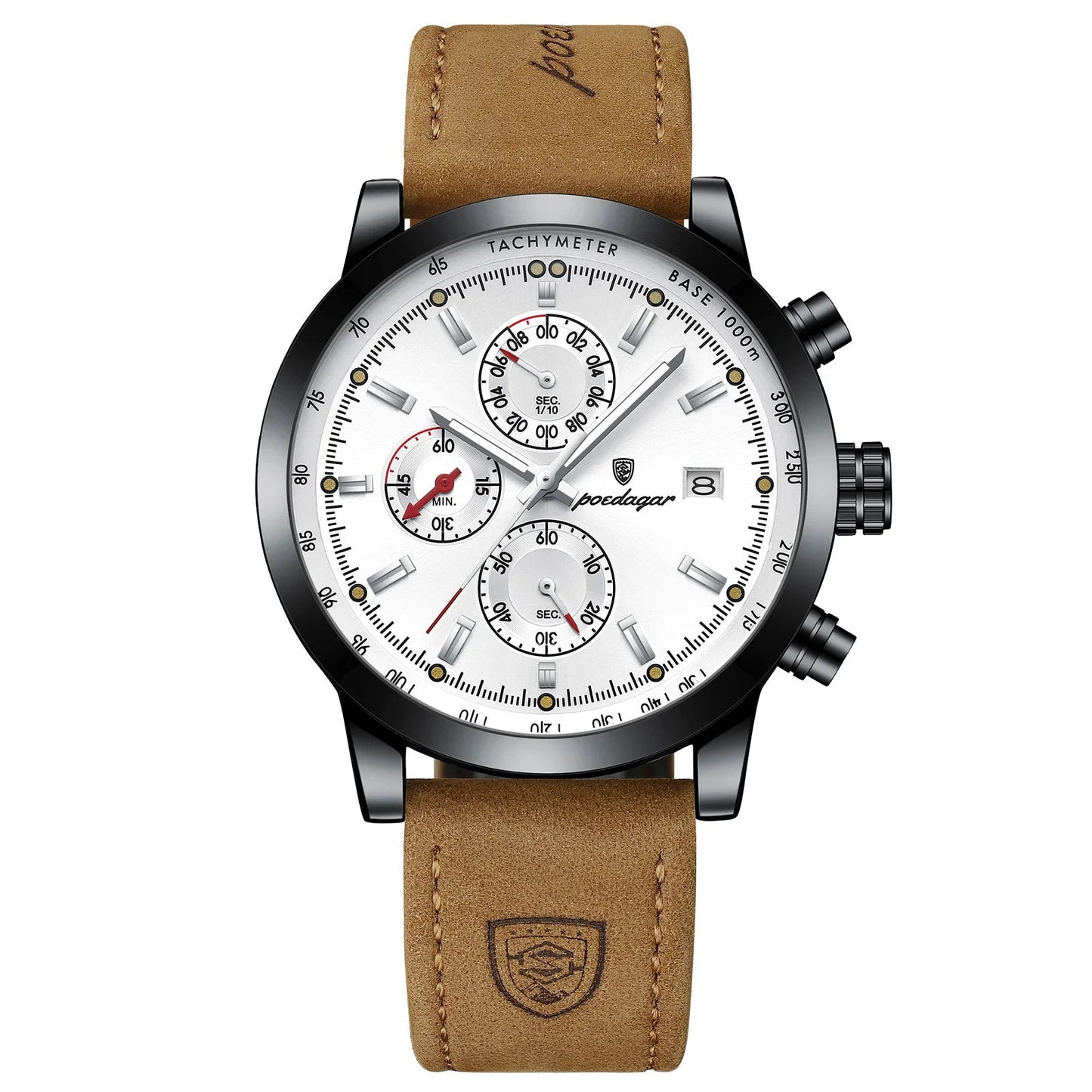 Luxury Man Watch Waterproof Luminous Chronograph , Men's Quartz Watches
