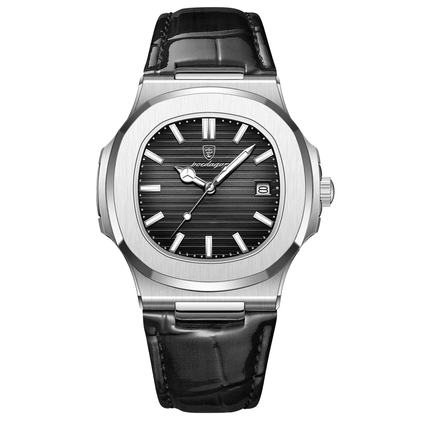 Luxury Square Man Watch, Waterproof Watch
