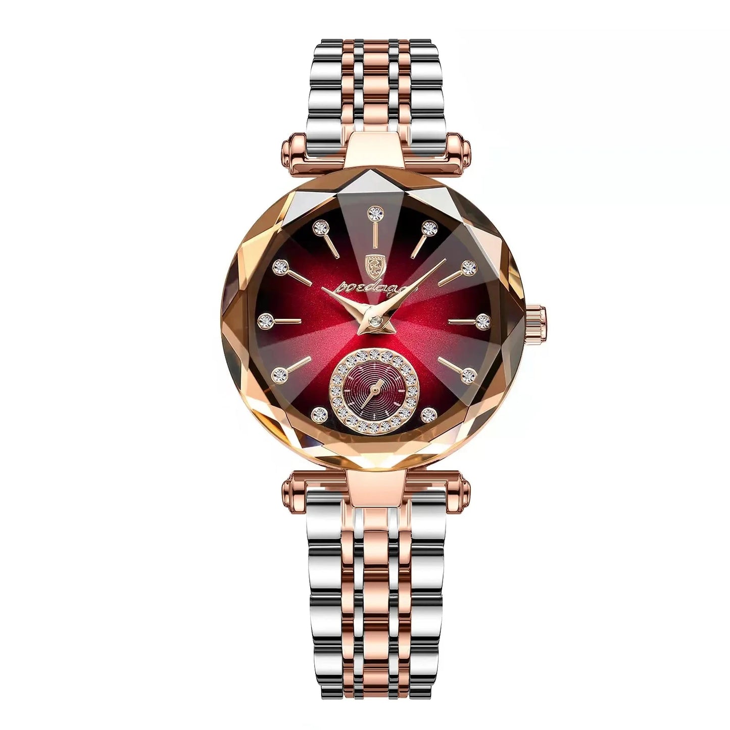 Luxury Elegant Ladies Wristwatch Waterproof Stainless Steel Watch for Woman