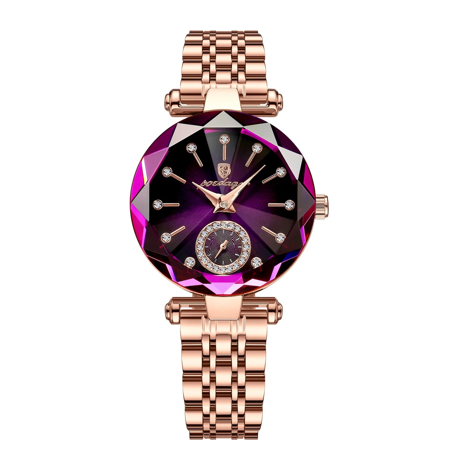 Luxury Elegant Ladies Wristwatch Waterproof Stainless Steel Watch for Woman