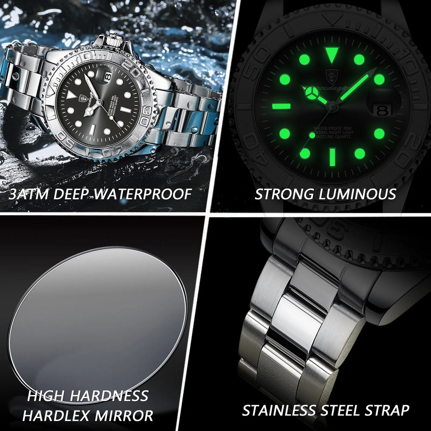 Top Luxury Man Watch, Waterproof watch